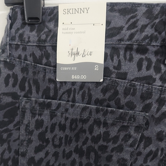 Style & Co curvy pants women's size 2. B2 - Picture 5 of 5